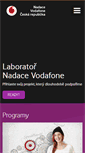 Mobile Screenshot of nadacevodafone.cz